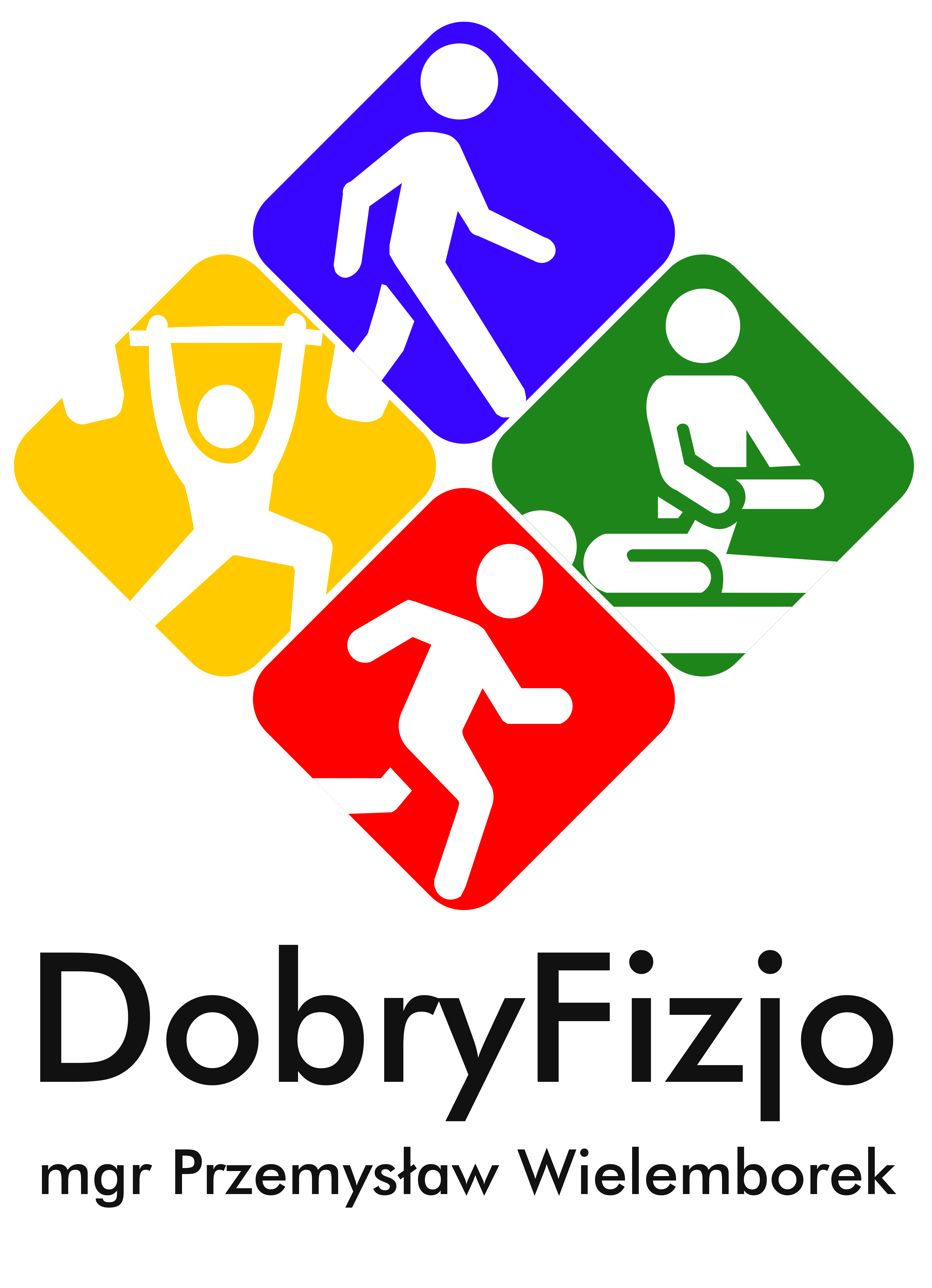 Logo DobryFizjo Przemysław Wielemborek