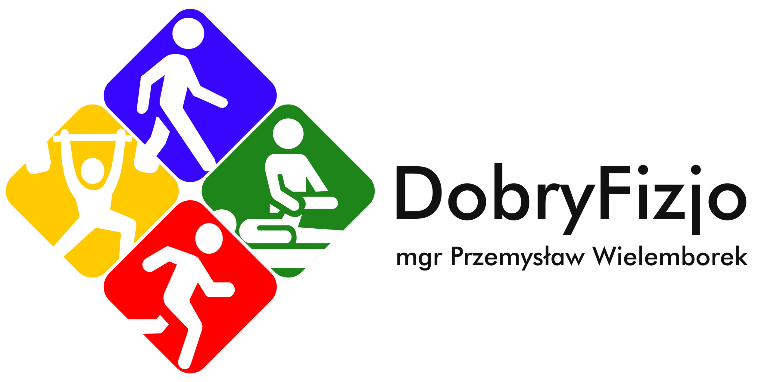 Logo DobryFizjo mgr Przemysław Wielemborek